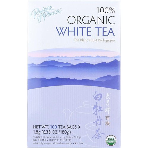 Prince of Peace Organic Premium Peony White Tea 100 ct