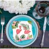 100 Pcs Pink Flamingo Luncheon Napkins Disposable Tropical Flamingos Hawaiian Luau Lunch Napkin for Summer Pool Beach Birthday Dinner Party Supplies