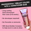 Color Lux Direct Vibes Semi-Permanent Hair Color, Copper, Vibrant & Long-Lasting Shade, Ammonia-Free, Vegan, Sulfate-Free, Paraben-Free, 8 fl oz