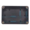 Zulkit Project Box ABS Plastic IP65 Waterproof Dustproof Electrical Junction Box Enclosure Black 3.94 x 2.68 x 1.97 inch (100X68X50mm) (Pack of 2)