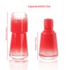 COSIDEA 20pcs Empty Cute Mushroom Shape Red lip gloss tube 4ml 0.13oz with wand Lipgloss tubes containers for lip oil packing