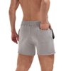 AIMPACT Athletic Shorts for Men 5 Inch Inseam Running Shorts Cotton with Pockets (Gray S)