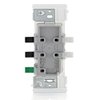 Leviton E5325-MW Decora Edge 15 Amp Tamper-Resistant Duplex Wall Outlet, 10-Pack - White