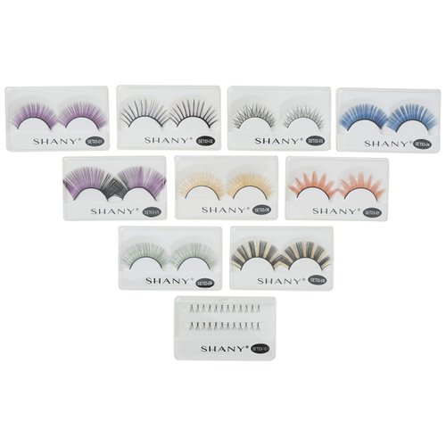 SHANY Eyelash extend - set of 10 assorted reusable eyelashes - Color Frenzy