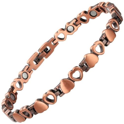 YINOX Copper Ankle Bracelet for Women, Magnetic Therapy Anklet for Arthritis Pain Relief with 12 Magnets Jewelry Gift