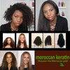Moroccan Keratin Brazilian Keratin Hair Treatment Blowout Straightening Product Professional Grade Natural Organic Looking Results at Home or Salon