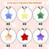 Omlisca Star Pendent Necklace 12 Pack Star Space Party Favors School Classroom Rewards Decor Exchange Goodie Bags Fillers for Women Birthday Valentines Day Party Supplies Carnival Decorations