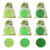 YaqiuGLO Green Clover Shamrock St Patricks Day Handmade Soap Lucky Clover Mini Soap Bars Bulk Individually Wrapped Scented Soaps Irish Day Soap,Handmade soap suitable for gift giving