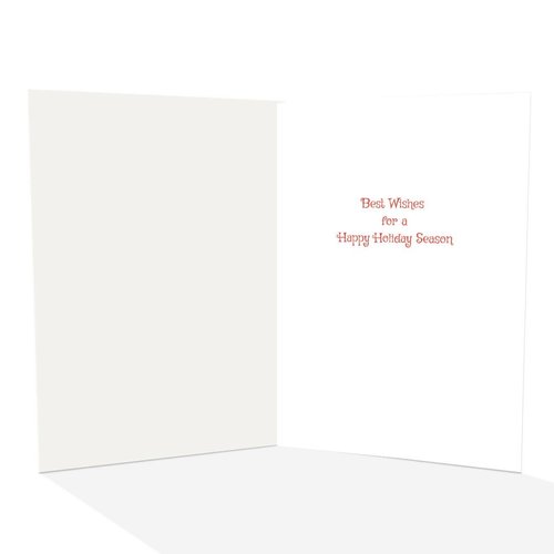 Stonehouse Collection | Fly Fishing Santa Christmas Card | River Fishing Holiday Cards |18 Cards and Envelopes | USA Made