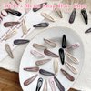 36 PCS 2 Inch Metal Snap Hair Clips Water Drop No Slip Hair Clips for Women & Girls,Strong Hold Matte Hair Clips for Thick Hair & Thin Hair,Hair Barrettes for Women.Metal Snap Hair Clips Accessories