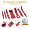 GOOACC 8PCS Auto Trim Scratch Removal Tool Car Audio Dash Panel Window Molding Fastener Remover Tool Kit-Red