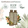 Natural Shampoo with Organic Argan Oil - 98.6% Natural ingredients - Deep Revival, Vegan organic shampoo - Almond Oil & Hibiscus Extract for Revitalized, Luscious Locks - ECOLATIER 8.5 Fl Oz / 250ml