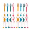 newrichbee 8 Packs Kids Toothbrush, Extra Soft Lovely Little Deer Toddler Toothbrush for Kids 2-8 Years (Pink&Orange&Blue&Green)