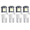 DSSOOY 10Pack T10 194 168 LED Light Bulb PC194 PC195 PC160 PC161 PC168 Instrument Panel Gauge Cluster Dashboard Automotive Light Bulb White