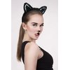 BEBAOVO Black Cat Costume Set - Cat Headband Bowtie Cat Tail Accessories for Halloween Animal Cat Cosplay Birthday Dress Up