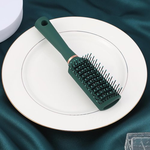 Reazana Detangling Brush Anti-Static Massage Hair Brushes Blow Drying Detangler Hairbrush Nylon Bristle Pins with Ball Tips Styling Comb for Men and Women Thick and Curly Wet or Dry Hair Types - Vent