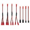 8Pcs JST Plug Y Splitter,JST to JR Male Female Wire Adapter JST Y-Harness Connectors Parallel Extension Cable Compatible with Traxxas TRX-4 RC Crawler Receiver ESC Winch Cooling Fan Led Lights