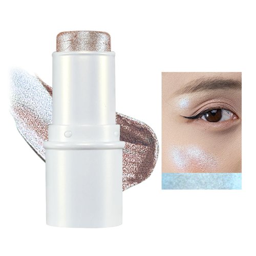 JUR MORNIER Multichrome Eyeshadow Stick,8 Colors Contour Highlighter Stick Makeup Collection,3 In 1 Eye Blush Ande Lip Highlighter Makeup For Face And Body #08
