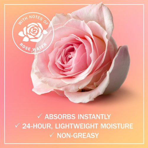 Olay Effortless Glow Hydrating Body Lotion for Women, Restore Skin's Natural Glow, Absorbs Instantly, Notes of Rose Water Scent, 18 fl oz