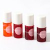 Pakivs 4 Colors Lip Tint Stain Set,Mini Water Lipstick,Korean Lip Gloss Moisturizing Natural,Long Lasting Waterproof,Multi-Use Lip and Cheek Tint(Apple& Strawberry& Watermelon& Cherry)