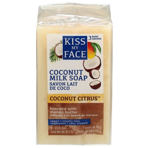 Kiss My Face Bar Soap - Coconut Milk - 10.5 oz