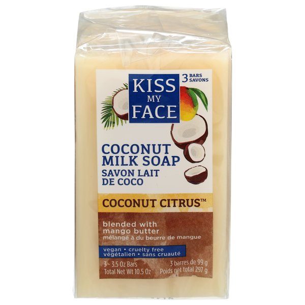 Kiss My Face Bar Soap - Coconut Milk - 10.5 oz