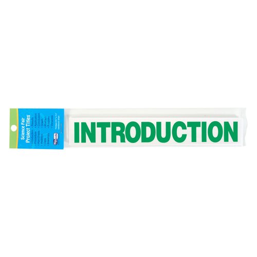 Flipside Products Green Science Fair Titles, Display Board Titles, Projects, School, Kids, Classroom, Pack of 24