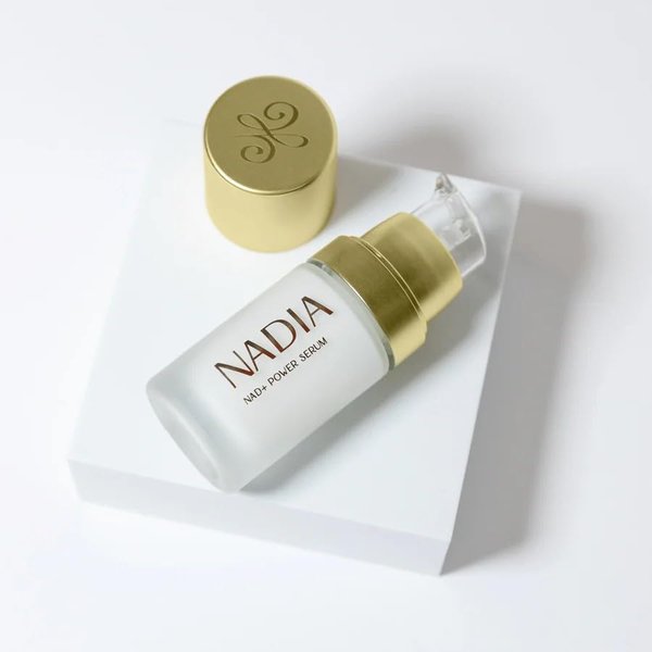 NADIA NAD+ Power Serum For Face, neck, and décolleté- 15 ml / 0.5 fl oz (Made in USA)
