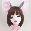 ZCMG Halloween Elephant Ears Headband Bow Tie Tail Gray Elephant Hair Hoops Headpiece Women Bowtie Animal Headpiece Hairband Hair Bands Cosplay Dress Up Baby Shower Festival Birthday Party Accessories