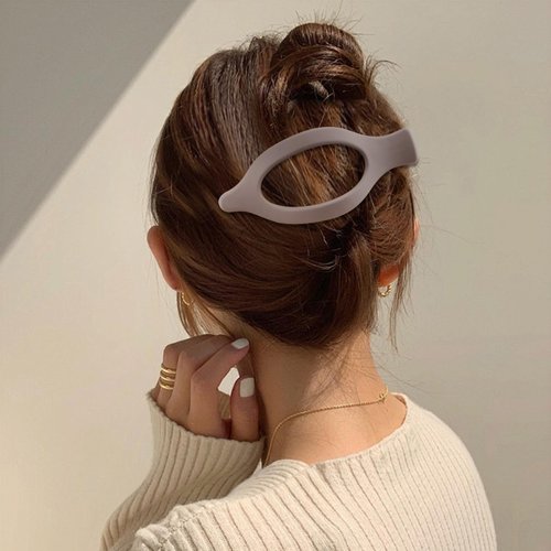 Canitor 4 PCS Hair Clips for Women - Flat Claw Clips for Thick Thin Hair, Matte French Alligator Clips for Girls
