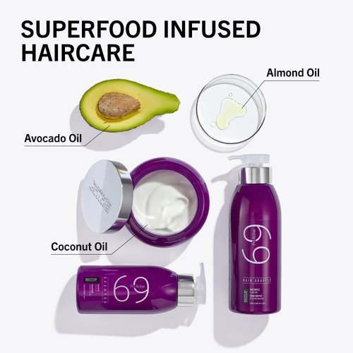 Biotop Professional Pro-Active Hair Soufflé - Curl Enhancing Leave In Styling Cream for Flexible & Frizz-Free Curls - Made with Almond Oil, Coconut Oil & Avocado Oil - Cruelty-Free Hair Care (11.15oz)