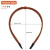 YuCool 5 Pcs Leather Headbands for Woman, Cute Knotted Fashion Headbands for Women Knotted Headband Non Slip Knot Thin Headbands Hair Styling Accessories Women Girls