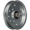 MaxPower 332511B Flat Idler Pulley for MTD, Cub Cadet, Troy-Bilt, Replaces OEM no. 956-04129, 753-08171, 756-04129, Silver