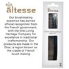 Altesse 11301 Horn Comb Wide Tooth Comb and Fine Tooth Comb with Smooth Rounded Teeth for Thick or Thin Hair. Antistatic Mini Comb Hair Comb for Men and Bone Comb for Women (5.7") Handmade in France