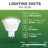 Bioluz LED 10 Pack MR16 LED Bulb Dimmable 50W Halogen Replacement 3000K 7w 12V AC DC UL Listed High CRI