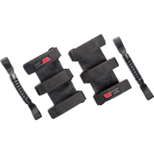 WARN 102653 Epic Trail Gear: Rubber Grip Grab Handles for Roll Cage/Bar, 1 Pair