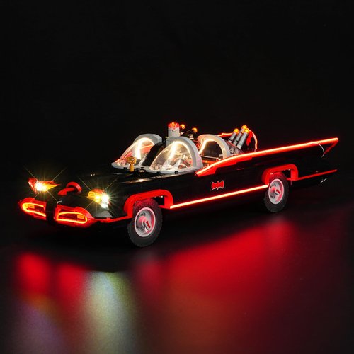 DALDED LED Light Kit for Lego The Classic TV Series Batmobile 76328, Compatible with Lego 76328, Lighting Set for Batman 76328 Toy Building Block Set - Without Model (Classic Version)