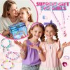 FUNSENLY 2000pcs Charm Beads Bracelet Making Kit for Girls, Jewelry Making Kit for Girls 4-6 8-12, Christmas Birthday Gifts for Girls, Arts and Crafts Girls Toys for Kids Age 4-8 8-12