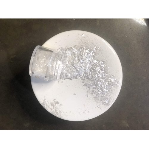 Bakell Tinker Dust - White Pearl (5g 1x Jar) | Edible Glitter for Cakes, Cupcakes, Cake Pops, Drinks