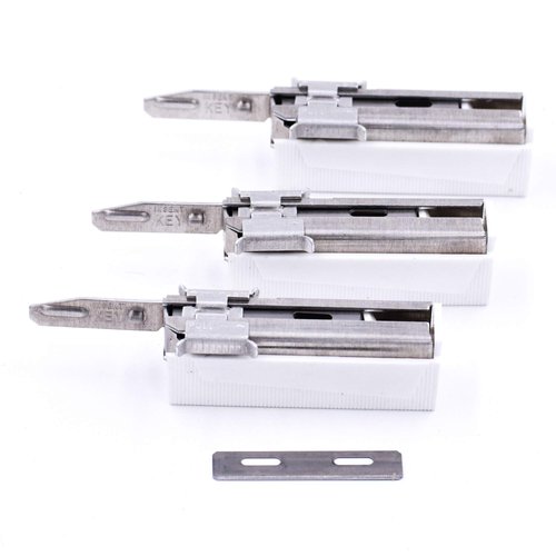 Parker’s Injector Razor Blades, 60 COUNT, Fits all Modern and Vintage Injector Razors - Made in the USA - Compatible with Injector Razors from Schick, Pal, Gem, Supply, Personna, Parker and More