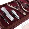3 Swords Germany - brand quality 12 piece manicure pedicure grooming kit set for professional finger & toe nail care scissors clipper fashion leather case in gift box, Made in Solingen Germany (00750)