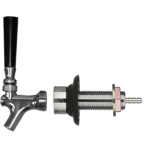 Bev Rite CPCCM201 Draft Beer Faucet and Shank Kit, Qty 1, Chrome