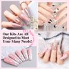 Acrylic Nail Kit for Beginners with Everything, 51 Colors Acrylic Powder Nail Kit Acrylic Set, 78 in One Nail Set Acrylic Nail Art Starter Kit with False Nail Tips Nail Art Tools