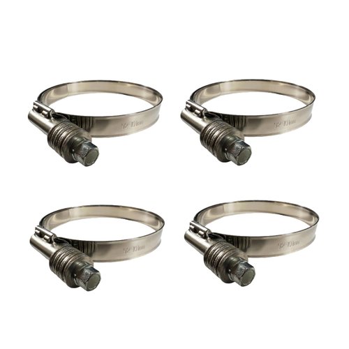 TORQUE 2PCS Silicone CAC Charge Air Cooler Hump Hose Boot Set 3 1/2" x 6 3/8" w/Constant Tension Clamps Set, 3.5 inch ID Turbo, Air Intake and Intercooler Hose Kit Replaces 20550690 for Volvo & Mack