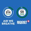 Boost Oxygen Canned 4 Portable 10 Liter Natural Oxygen Canister Bottle with 1 Menthol Eucalyptus Pocket Sized Pure Canned Oxygen Bottle Canister
