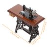 Alipis Dining Table Accessories Mini Sewing Machine Miniature Sewing Model Tailor Toy 1:12 Scale Furniture Accessories Pretend Toys Table Accessories