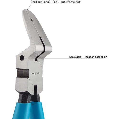 IOppWin Panel Clip Pliers, Auto Trim Removal Fastener Plier Car Door Panel Clip Tools Plastic Rivets Pry Puller Adjustable Multipurpose Diagonal Cutting Pliers 1 Pcs