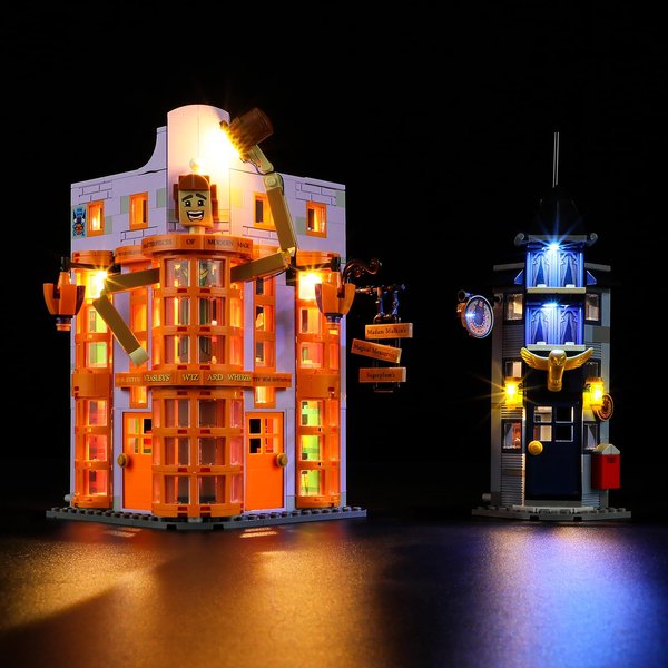 LIGHTAILING Light for Lego- 76422 Diagon Alley: Weasleys' Wizard Wheezes - Led Lighting Kit Compatible with Lego Building Blocks Model - NOT Included The Model Set