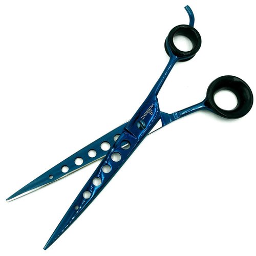 Professional Hairdressing Scissors Set Beauty Salon Hairdresser Hair Cutting Shear Scissor 8" Plus Barber Shaving Razor 100 Blades peluquero y peluquería corte de pelo Scissor Shear GERMAN Made