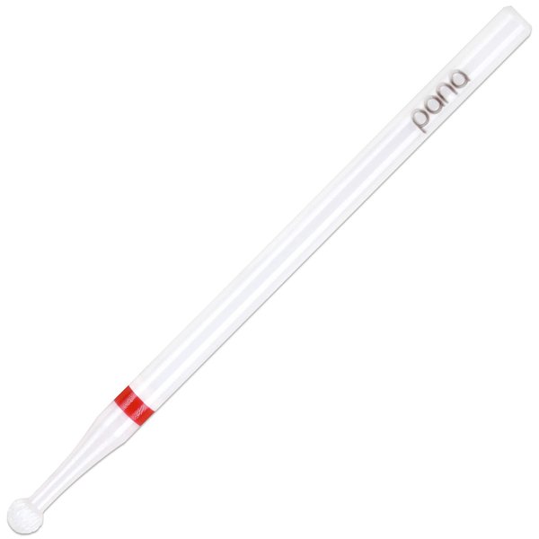 PANA 3/32" Shank Size Professional Ball Shaped White Ceramic Bit Fine Grit - Nail Drill Bit for Dremel Machine